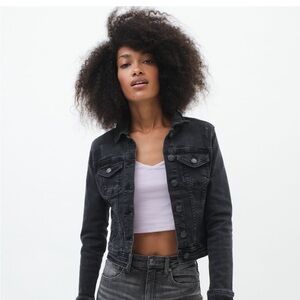Aeropostale Black Jean Jacket